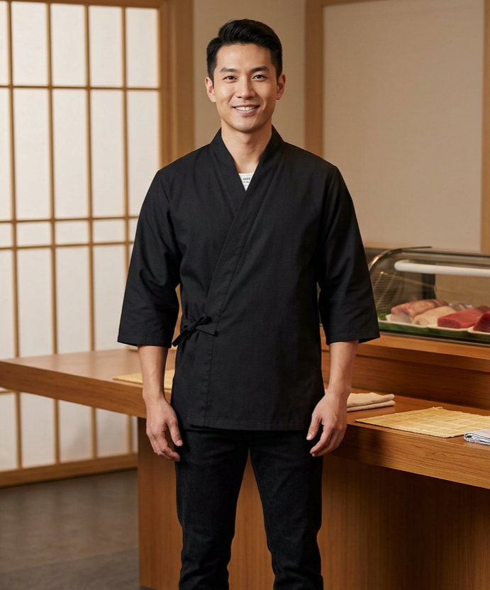 諾亞開發-經典日式料理服-職人餐飲制服訂做